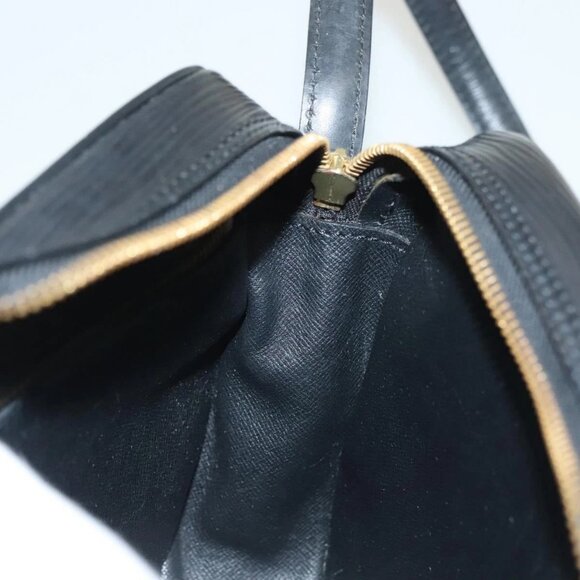 LOUIS VUITTON Epi Jeune Fille MM Shoulder Bag Black M52152 LV Auth ep10520 - Picture 12 of 16